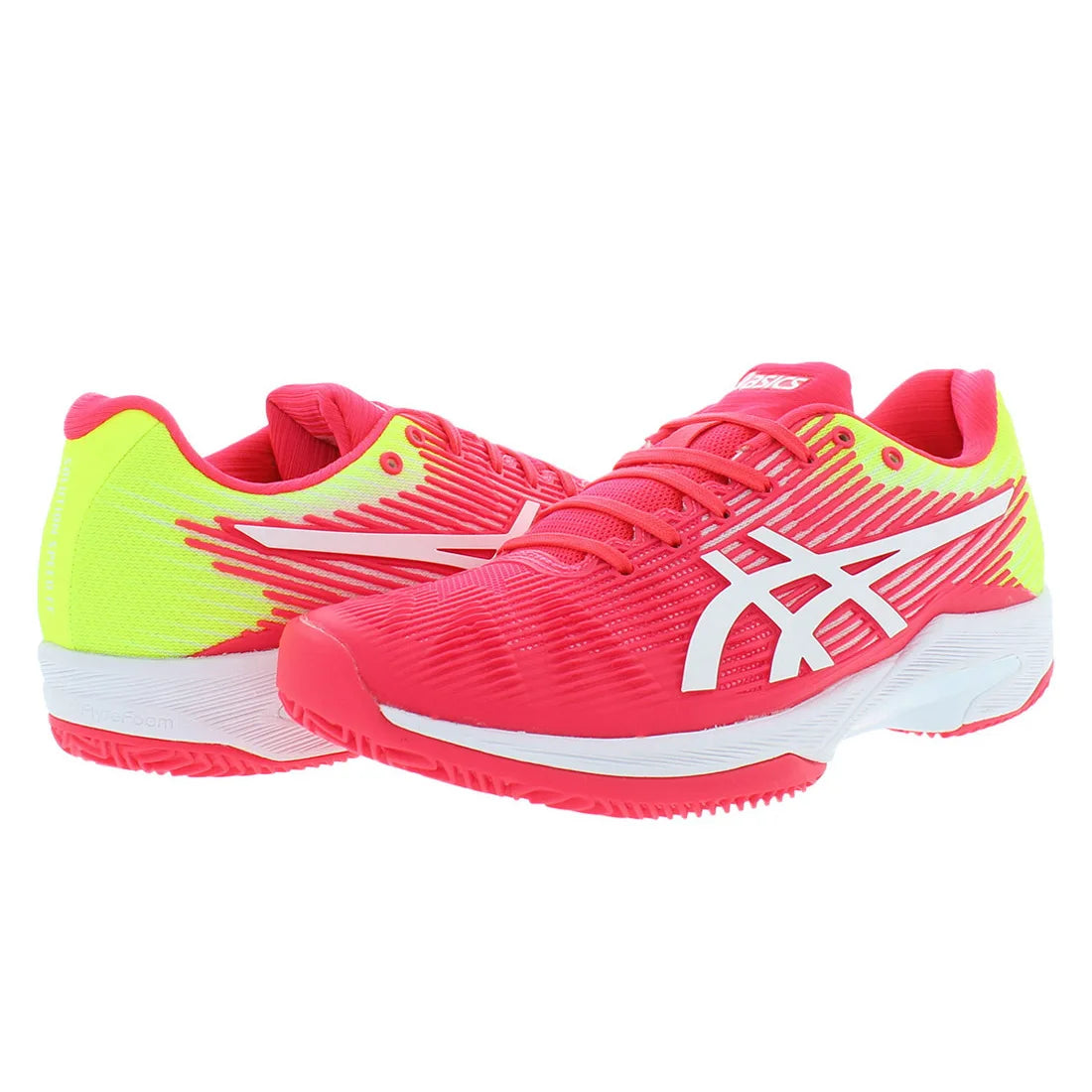 For Women's Solution Speed FF Clay Sports Shoes Mesh Upper Comfortable Pink/White Design for Summer Badminton and Tennis Use