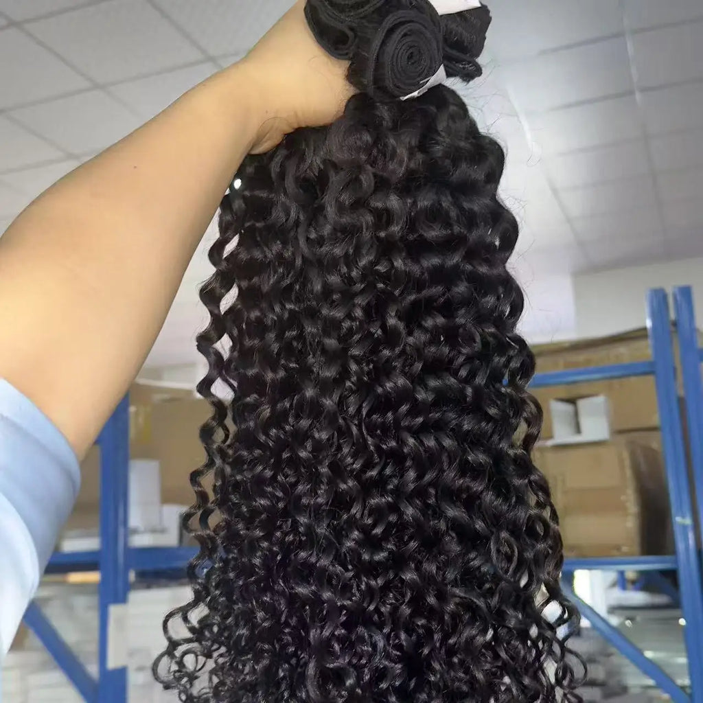 Drop Shipping Raw Indian Hair Bundles Vendors Cuticle Aligned Hair Bundles Weave Burmese Fumi Curly 4c Afro Kinky Curly Raw Hair
