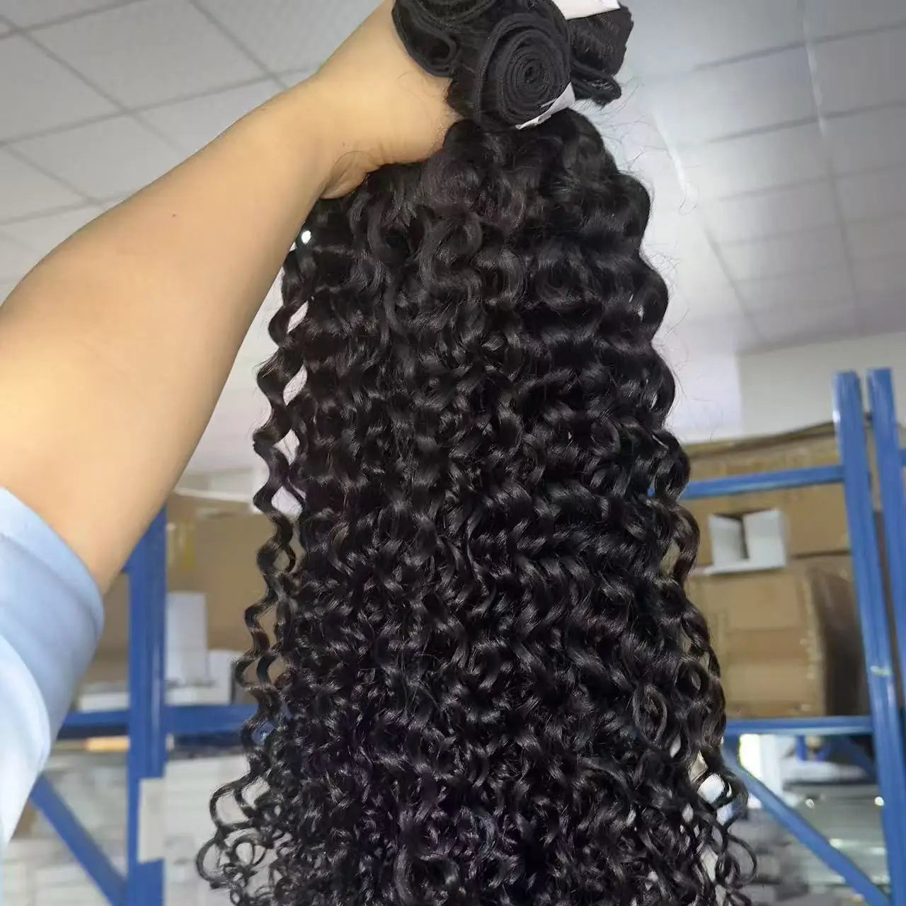 Drop Shipping Raw Indian Hair Bundles Vendors Cuticle Aligned Hair Bundles Weave Burmese Fumi Curly 4c Afro Kinky Curly Raw Hair