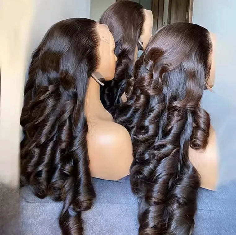 Wholesale Silky Raw Human Hair Top Quality Raw Indian Hair Lace Frontal Closure Wig