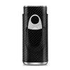 New Arrival Portable Men Gift Cigar Case Reusable 3 Cigars Capacity PU Leather Wood Cigar Tool Cutter Case Travel Storage Box