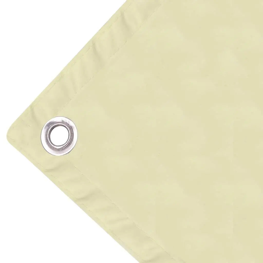 VidaXL Cream Oxford Fabric Balcony Screen 29.5x236.2" Bath Screen W2B