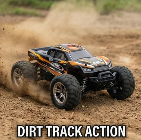 Factory HOSHI N416 1/16 High Speed 4WD 36KM/H Supersonic Monster Truck Off-Road Vehicle Orange Color 2XBATTERY Version Wi-Fi