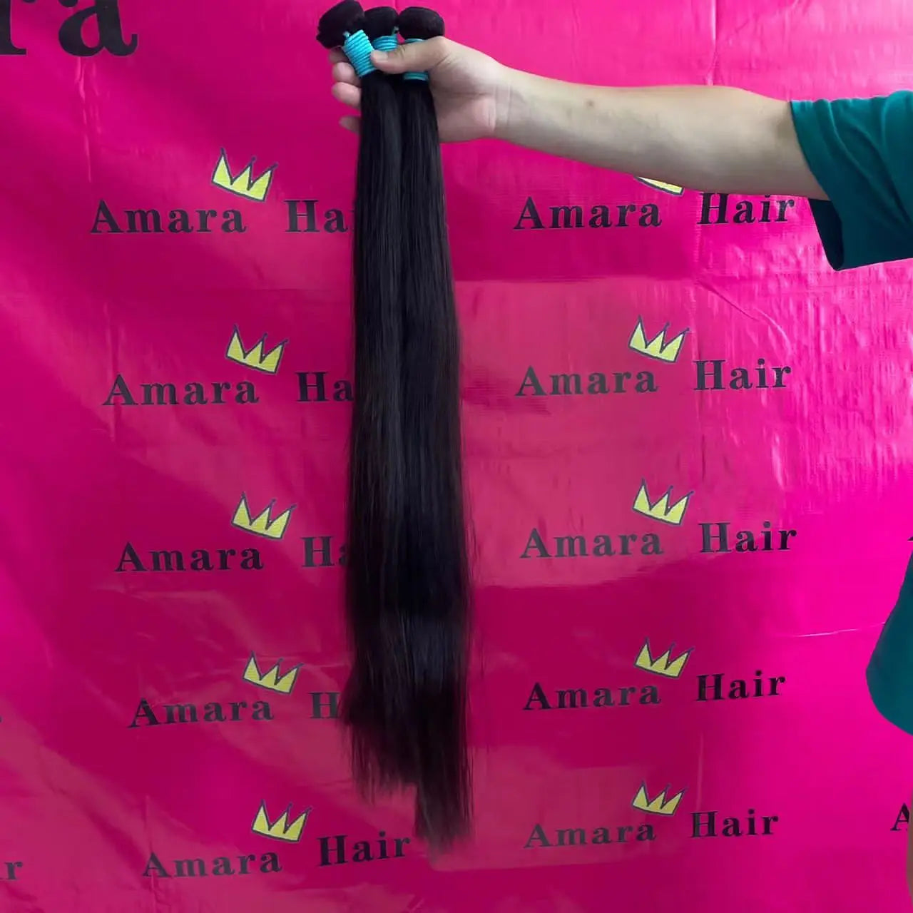 Amara Hot Selling Grade Human Hair Bundles Hair Bundles and Raw Indian Hair Bundles From India in Stock