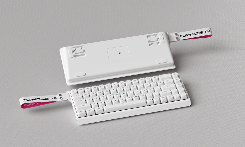FURYCUBE IP68S Wireless Mechanical Feel Keyboard RGB Multiple Lighting Effects Anti-Ghosting English Layout for Daily Office