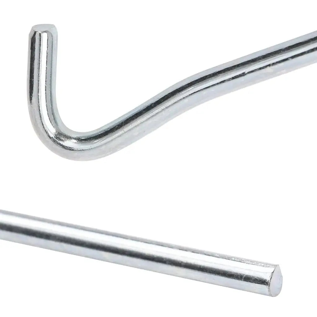 VidaXL 25 Pcs W2B Galvanised Steel Tent Pegs 9.1\" & 0.28\" 9.1\" Tent Mallets 9.1\" Tent Pegs & Mallets