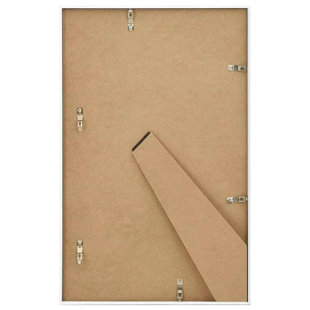 VidaXL W2B Luxury White MDF Photo Frames Collage 3pcs 5.1x7.1" Polished Printing Wood Frames