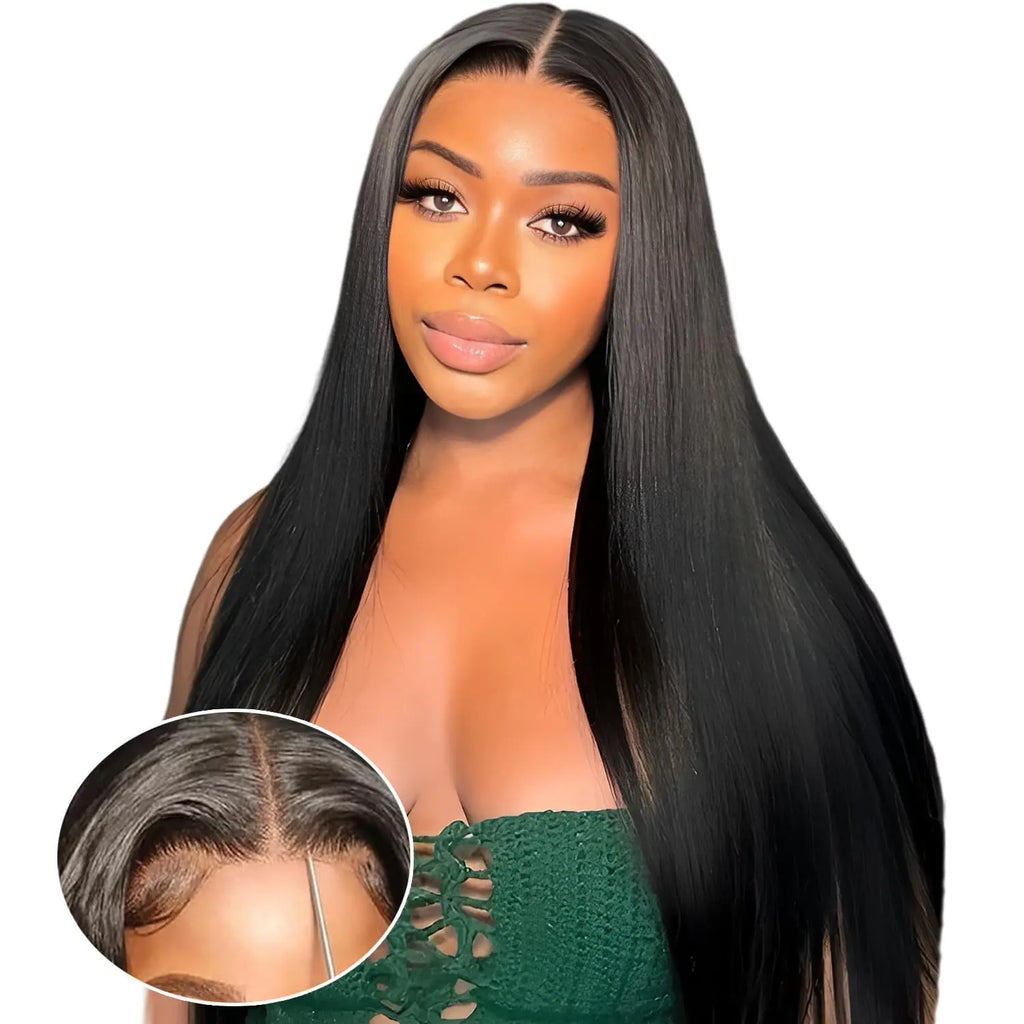 Wholesale Cuticle Aligned Raw Indian Hair Wig Supplier 4x6 Lace Closure African 12a Grade Virgin Human Hair Wig Glueless Wigs