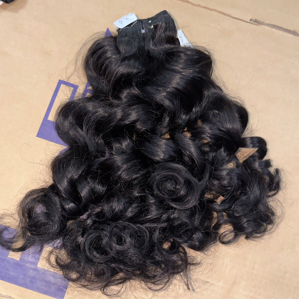 Wholesale Natural Wavy Cuticle Aligned Raw Virgin Indian Hair Single Donor Loose Wave Human Hair Bundles