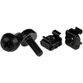 UD2 M5 X 12mm Black Screws & Cage Nuts 100 Pack ANSI/JIS/ISO Standards for Server Rack & Cabinet Mounting