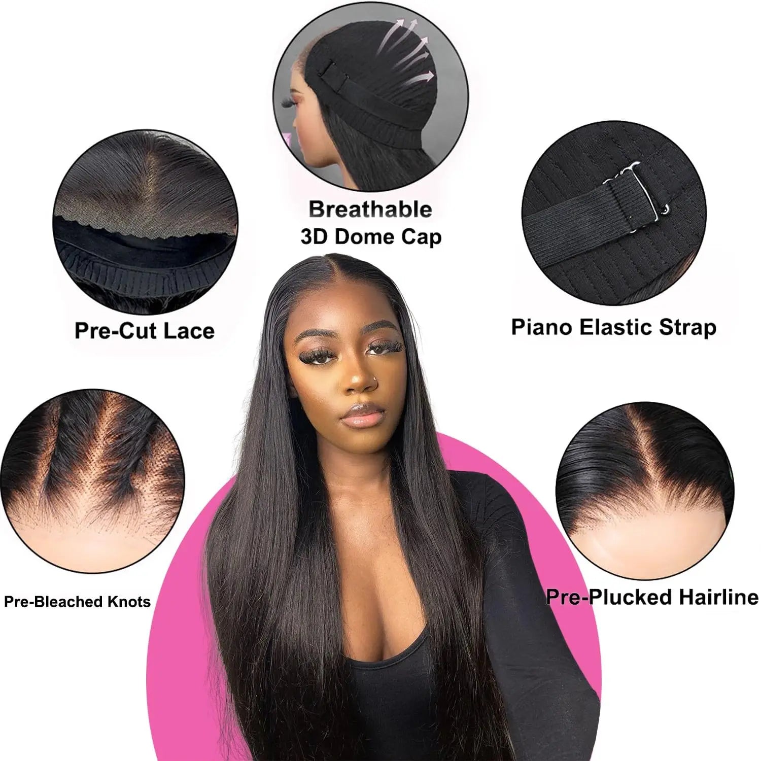 Wholesale Cuticle Aligned Raw Indian Hair Wig Supplier 4x6 Lace Closure African 12a Grade Virgin Human Hair Wig Glueless Wigs