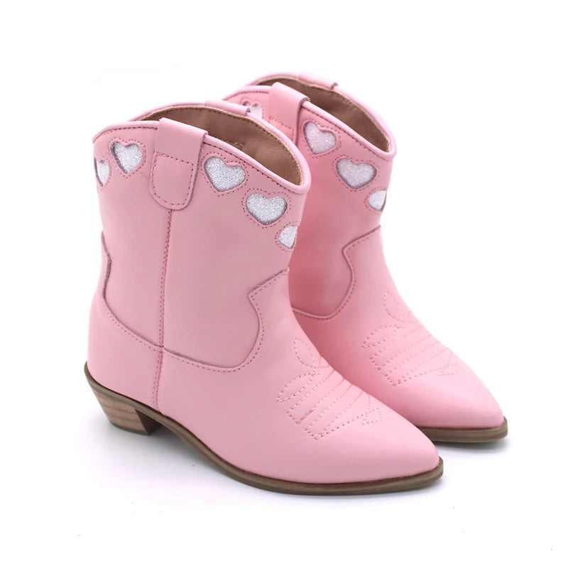 HWXH Western Cowboy Boot Women Ankle Boot Custom Leather Boot High Heel Boot Wholesale Casual Boot Designer Cowgirl Boot Shoe