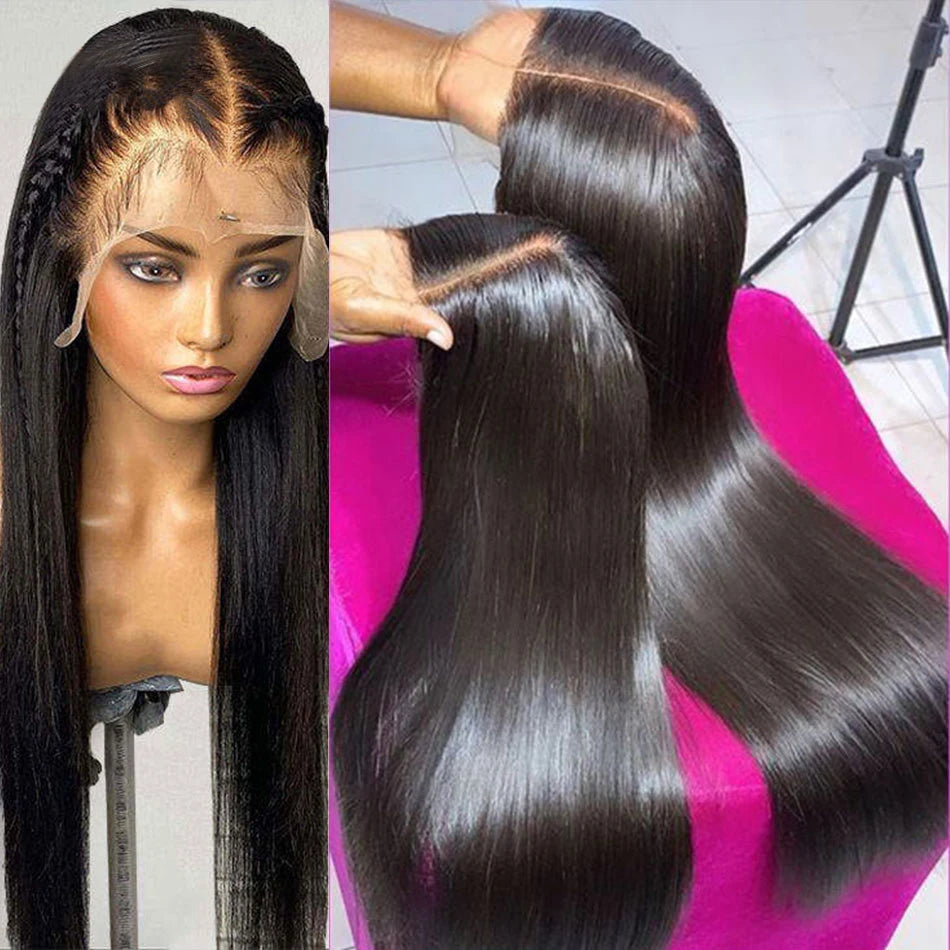 Unprocessed 100% Glueless Hd Lace Wig,Cuticle Aligned Virgin Raw Indian Hair Wig,Full Lace Remy Human Hair Wig