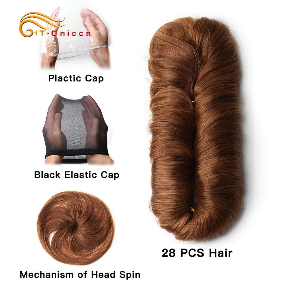 Brown Short Human Hair Bundles Raw Indian Curly Bundles 1B 99J 30 4 Colored 100% Remy Human Hair Extensions 3 4 5 Inches