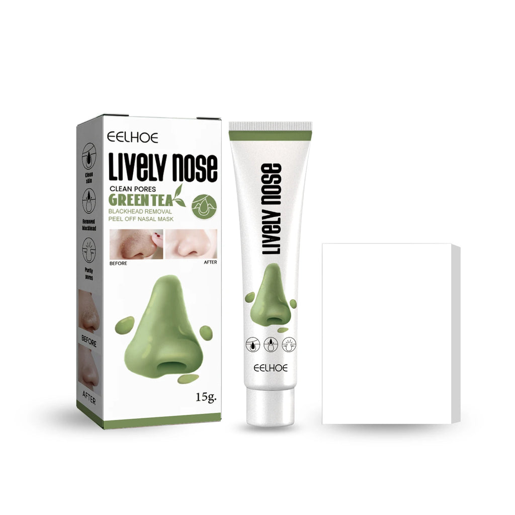 EELHOE Deeply Cleansing Nose Mask Blackhead and Acne Barb Remover Blackhead Remover Mask