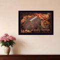 Family Tradition HMS Football Black Framed Print Elegant Wall Art Decor