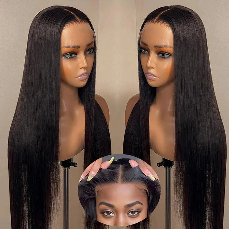 Lace Front HD Glueless Wear and Go Wig, Cuticle Aligned Virgin Raw Indian Hair Wig,Unprocessed 100% 360 Full Lace Human Hair Wig