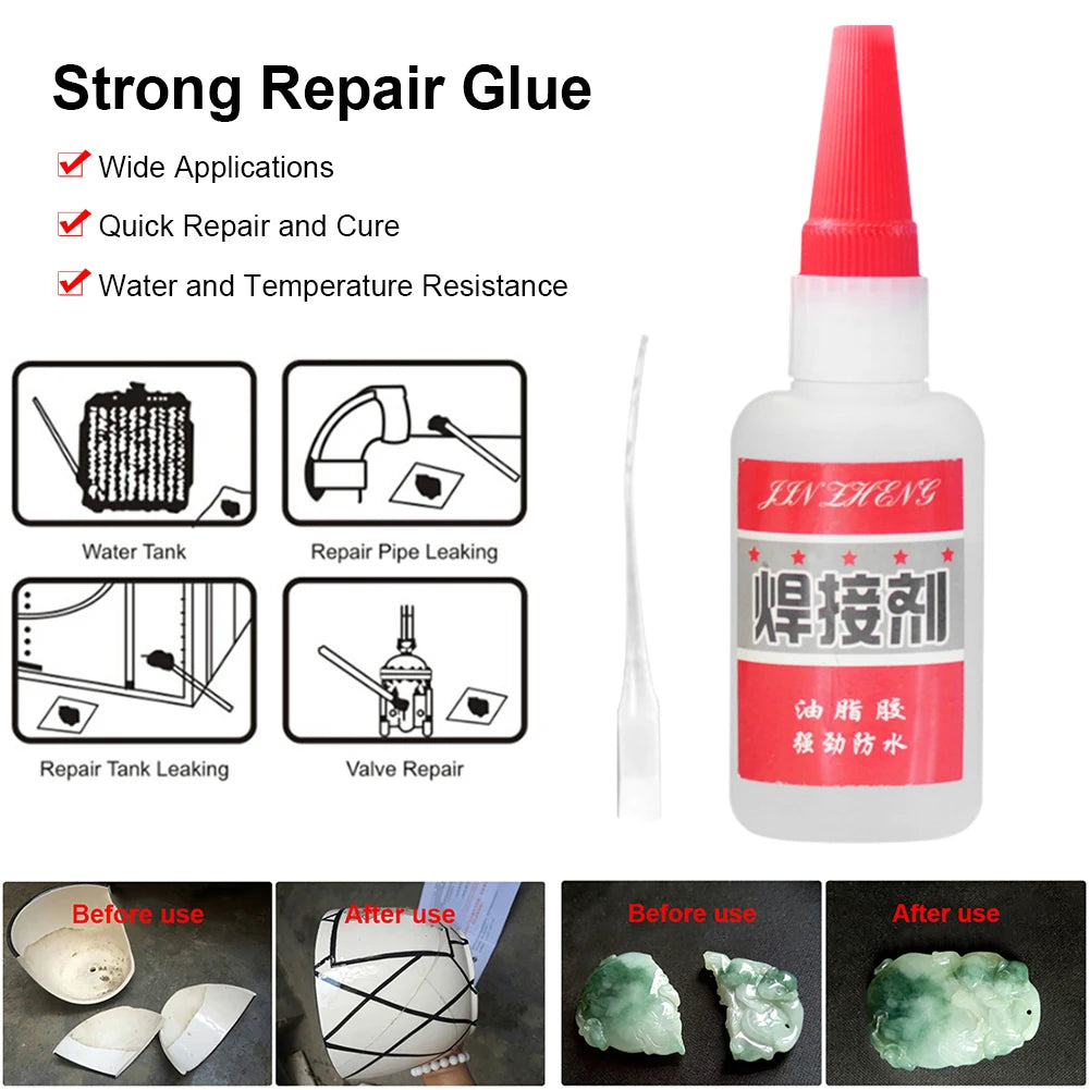 20g/50g Welding Glue Plastic Wood Metal Rubber Tire Repair Glue Soldering Agent Mighty Tire Repair Welding Glue Car Accessories