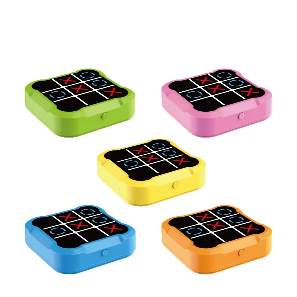 ABS Portable Electronic Tic-Tac-Toe Game for Youngsters Family Fun Strategy Board Intermediate Skill Level