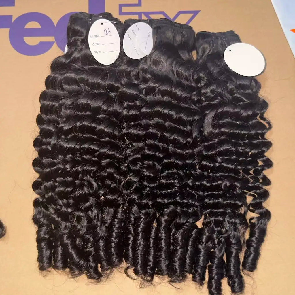 Drop Shipping Raw Indian Hair Bundles Vendors Cuticle Aligned Hair Bundles Weave Burmese Fumi Curly 4c Afro Kinky Curly Raw Hair