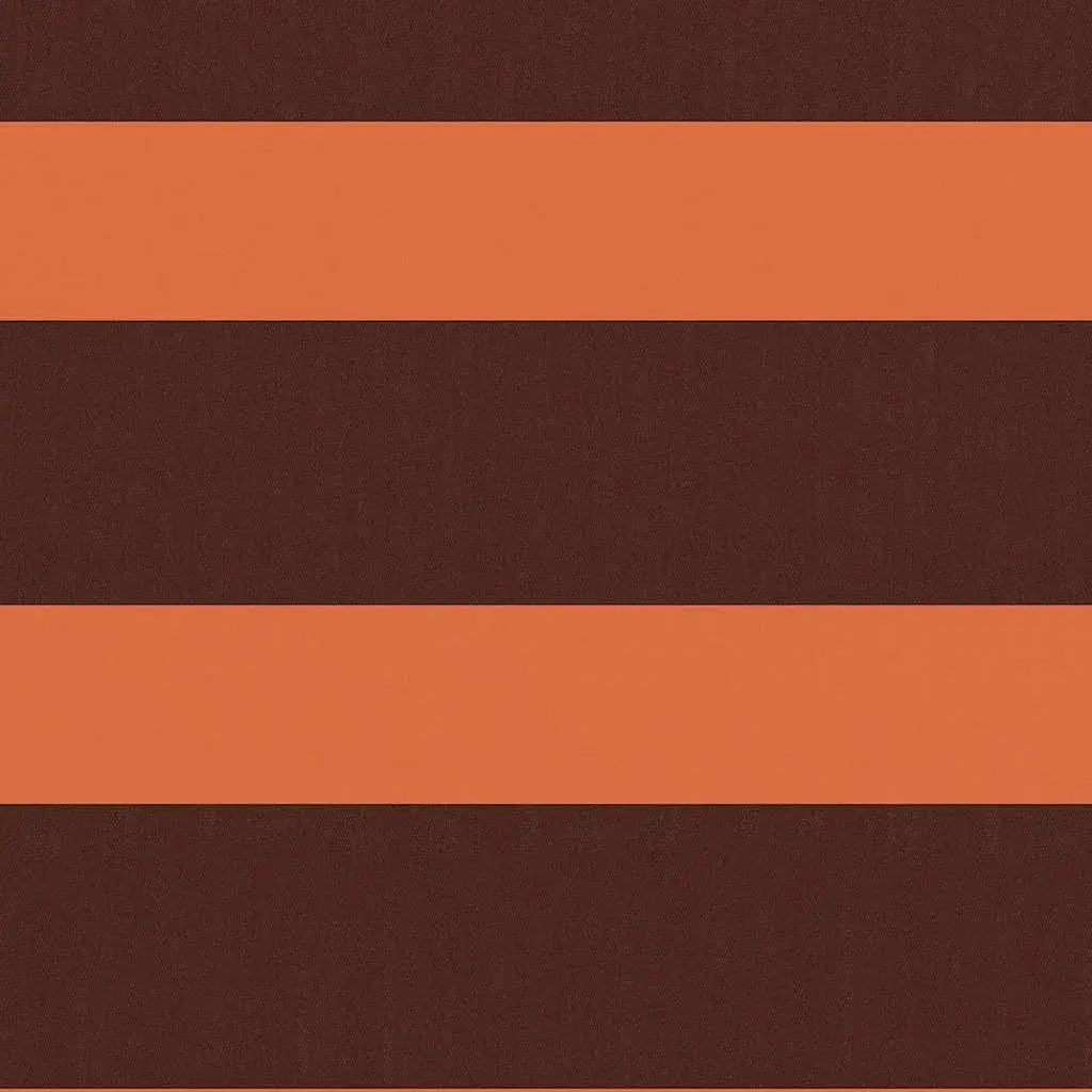 W2B VidaXL Balcony Screen in Orange and Brown 35.4x196.9 Oxford Fabric Bath Screen