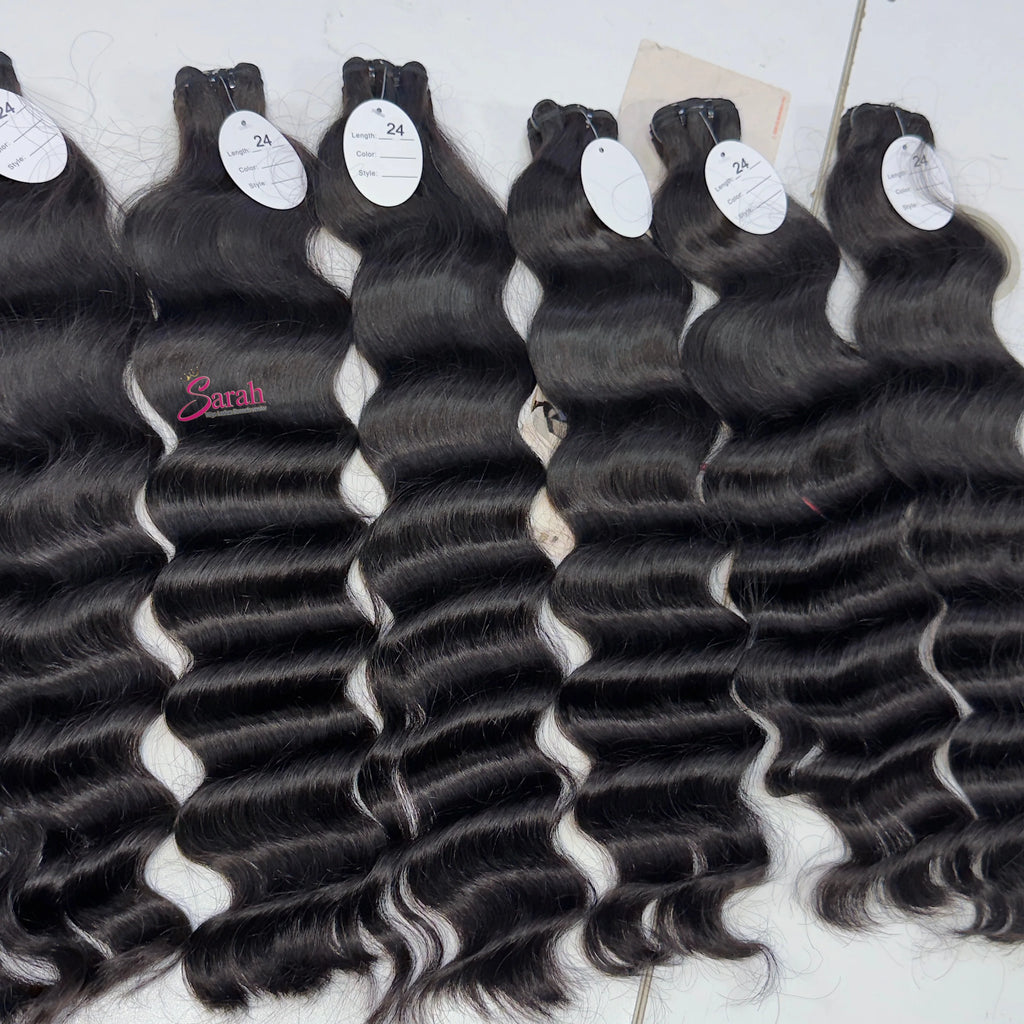 Wholesale Raw Double Weft Indian Hair 100% Cuticle Aligned Human Hair Raw Donor Body Wave Raw Vietnamese Hair Bundles Vendors