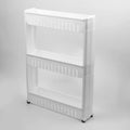 Extra Narrow Refrigerator Side Gap Storage Shelf Freestanding Cart for Bathroom and Living Room Storage Made in China