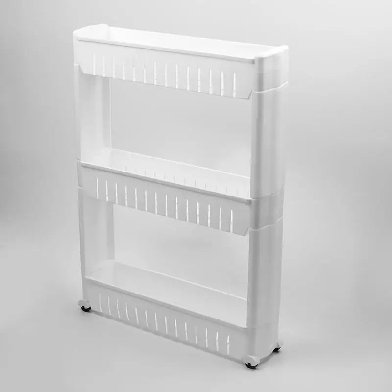 Extra Narrow Refrigerator Side Gap Storage Shelf Freestanding Cart for Bathroom and Living Room Storage Made in China