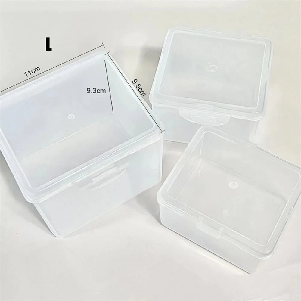 Korea Large Capacity Storage Box Dust-proof PP Card Holder Transparent Desktop Organizer Idol Card