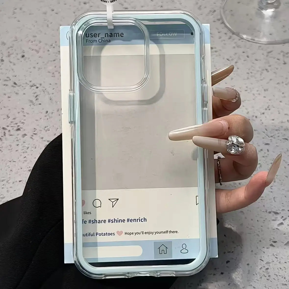 Luxury Candy Color Frame Clear Back Phone Case For iPhone 17 16 15 14 13 12 Pro Max 11 16PLUS 17 Acrylic Shockproof Bumper 2030