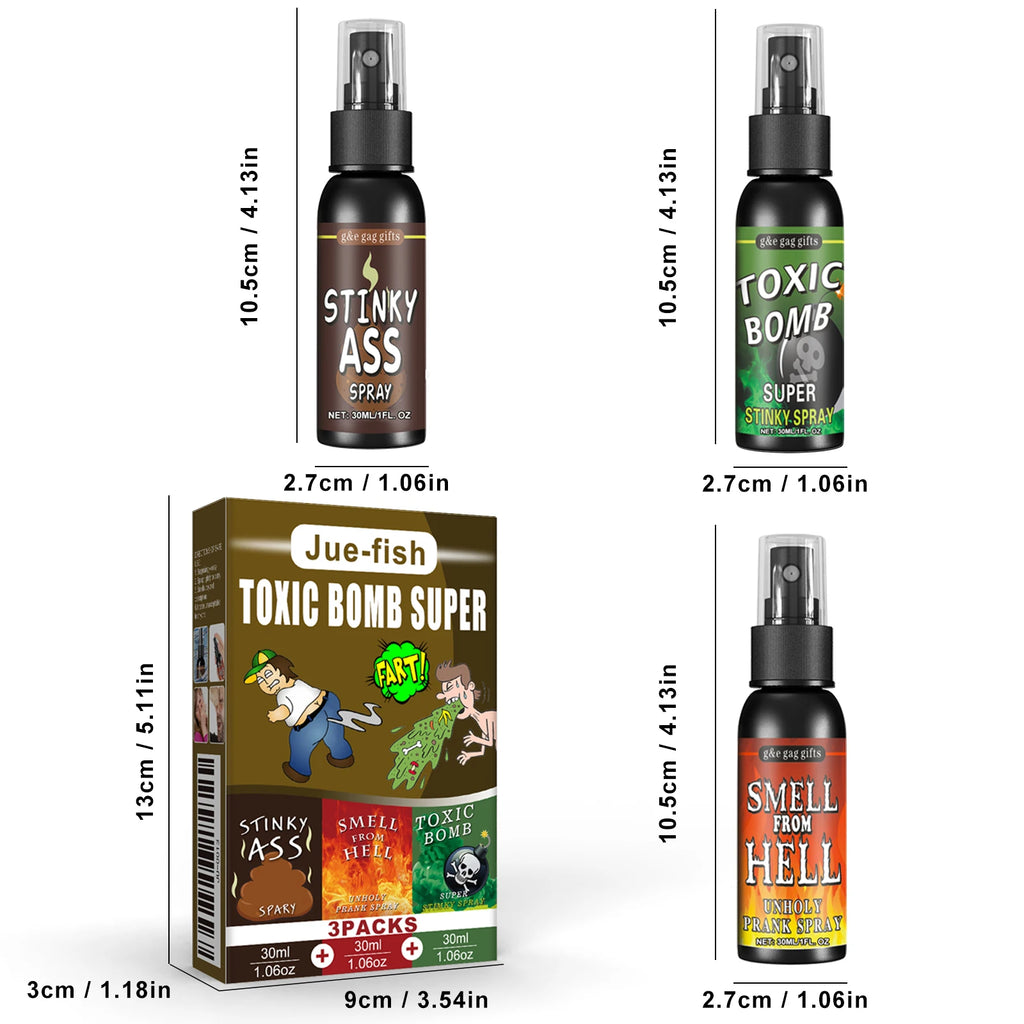 Novelties Liquid Fart Gag Prank Joke Spray Can Stink Bomb Smelly Stinky Gas Joke Sprinkle Prank Family Entertainment Supply