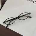 Women Y2K Retro Oval Glasses Small Frame Eyewear Blue Light Blocking Eyeglasses Female Computer Reading Optical Spectacle Óculos