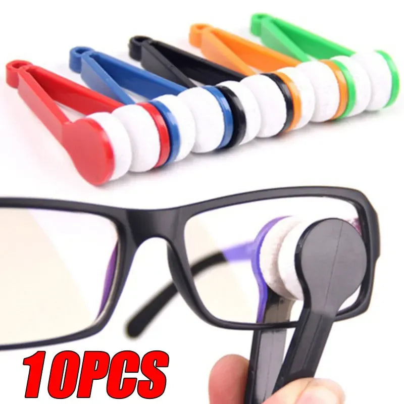 10/5/1pcs Portable Multifunctional Glasses Cleaning Rub Eyeglass Sunglasses Spectacles Microfiber Cleaning Brushes Wiping 2030