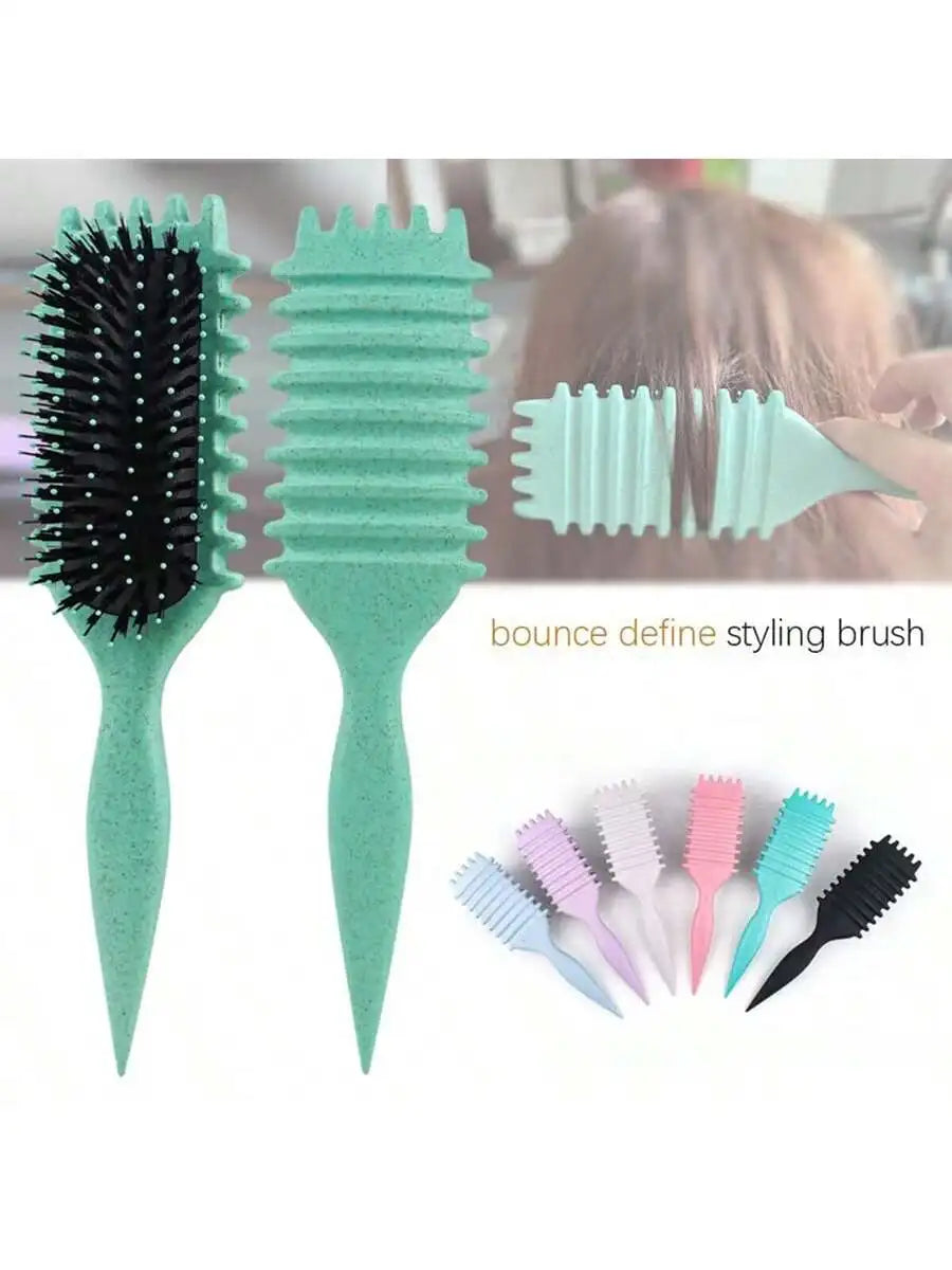 New Curl Defining Brush - Curly Hair Brush for Styling, Curl Brush for Curly Hair Wet, Shaping & Defining
