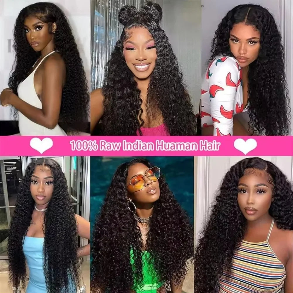 12A Deep Wave 28 30 Inches Brazilian Human Hair Bundles Deep Water Wave Bundles Human Hair Extensions Raw Hair Bundles