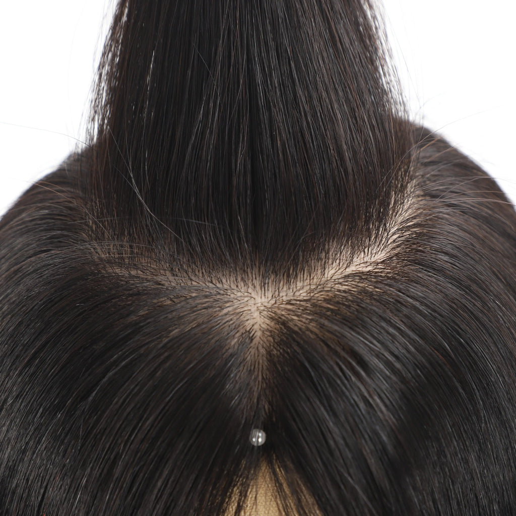 Medical Wig 100% Virgin Human Hair 5x5 Silk Top Natural Looking Soft Light Breathable Elastic Net Comfortable Wear Wig for Women