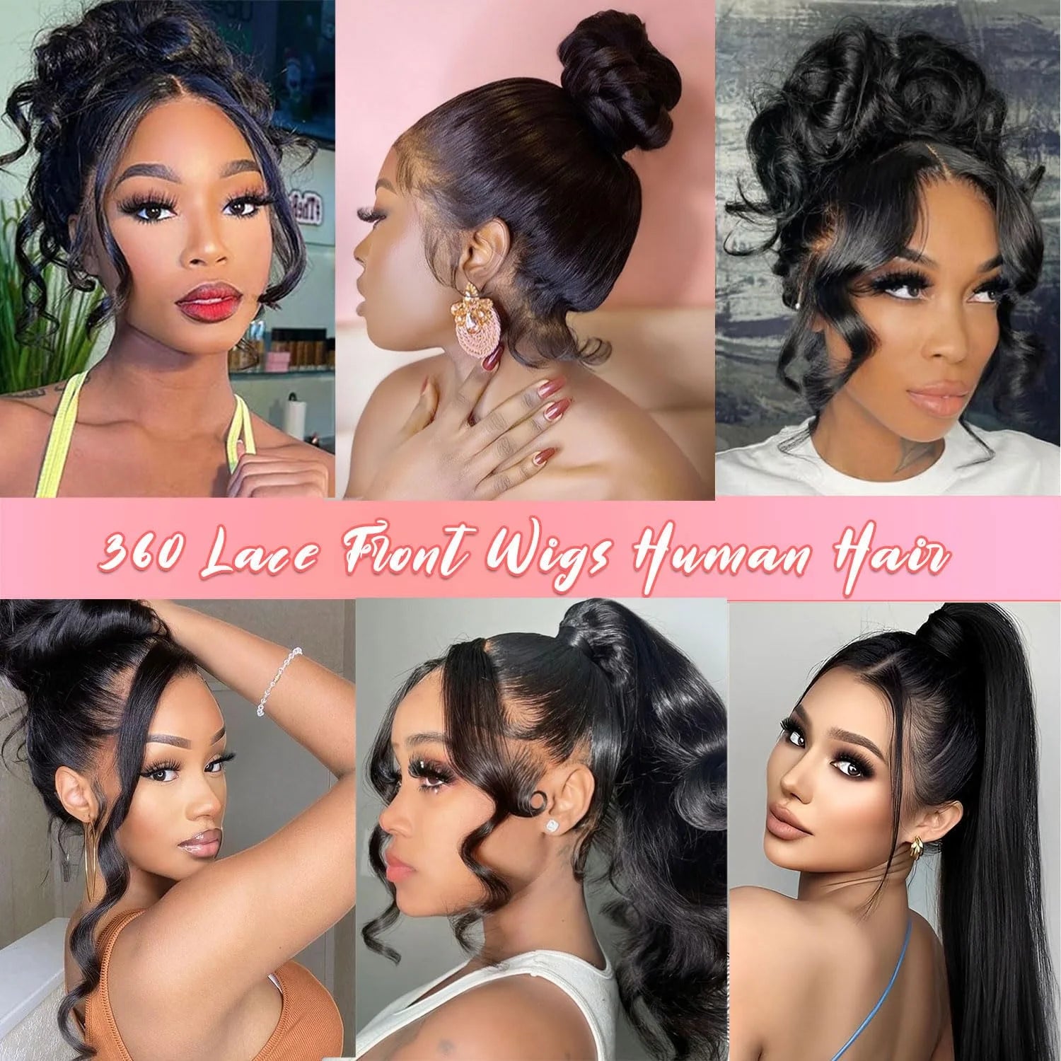 Body Wave 360 Full HD Lace Frontal Wigs Human Hair Pre plucked Brazilian Invisi Strap Snug Fit 360 Straight Full Lace Front Wig