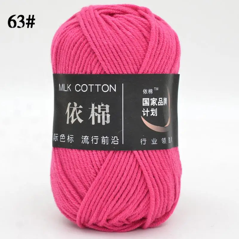 10pcs Mixed Colors Yarn Milk Cotton Yarn Combination Crochet Knitting Yarn Set for Handmade DIY Crafts Sweater Scarf Knitting