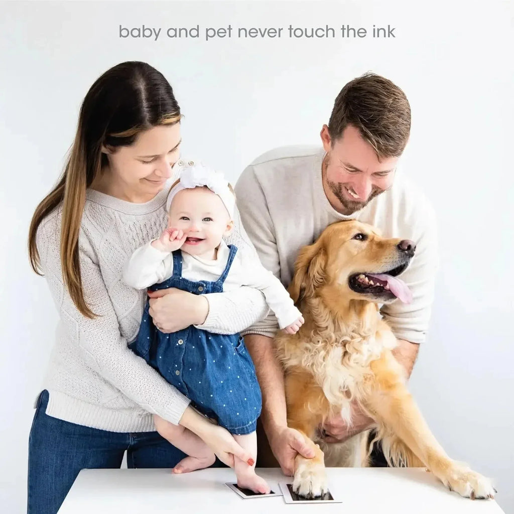 Pet Handprint & Footprint Kit – Dog & Cat Paw Print Pad with Clean Touch Ink  No Smudging, Commemorative Photo Album Maker