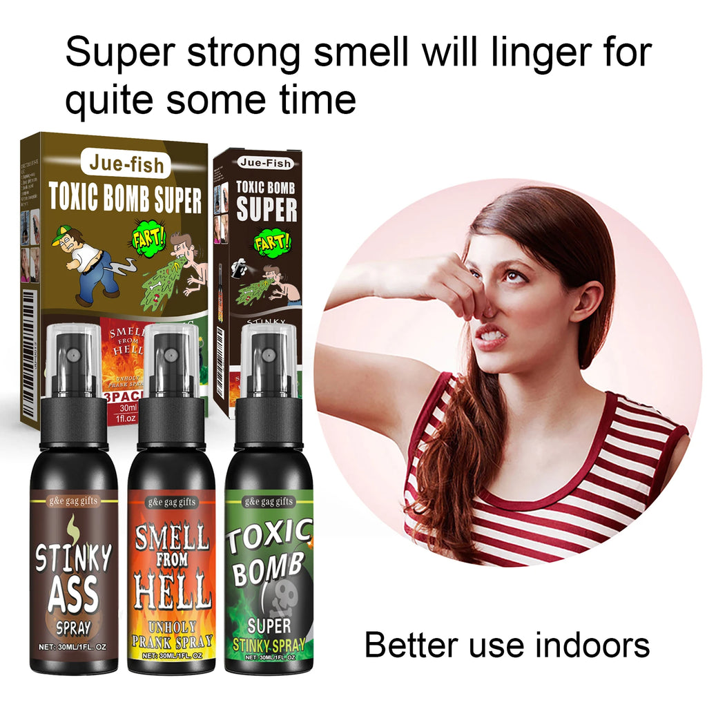 Novelties Liquid Fart Gag Prank Joke Spray Can Stink Bomb Smelly Stinky Gas Joke Sprinkle Prank Family Entertainment Supply
