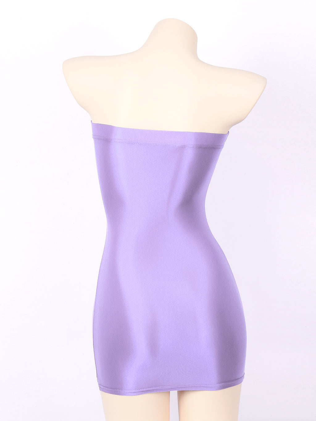 Women Glossy Bodycon Dress Long Sleeve Oil Shiny Smooth Mini Pencil Dress Stretchy Mock Neck Tight  Party Dresses Dance Clubwear