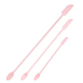 Makeup Brushes Set 3PCS Silicone Scraper Mini Soft Cosmetic Digging Spoon Jam Scraping Spoons Face Mask Brush 2042
