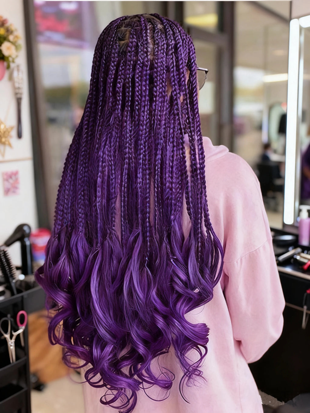 French Curls Hair Crochet Braids Loose Wave Spiral Curly Braiding Hair for Black Women Synthetic Hair Extensions 1PC/75g