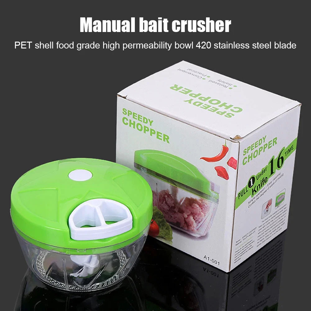 Portable Hand-Held Lure Mixing Mill Pulverizer Shrimp Grinder Blender Mixer Fishing Making Bait Fishing Gear Grinder Kitchentool