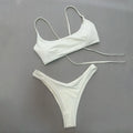 Push Up Bikinis 2025 Sexy Women Swimsuit Swimwear Female Bikini Set Bandage Biquini Bathing Suit Swimming Suits Beachwear