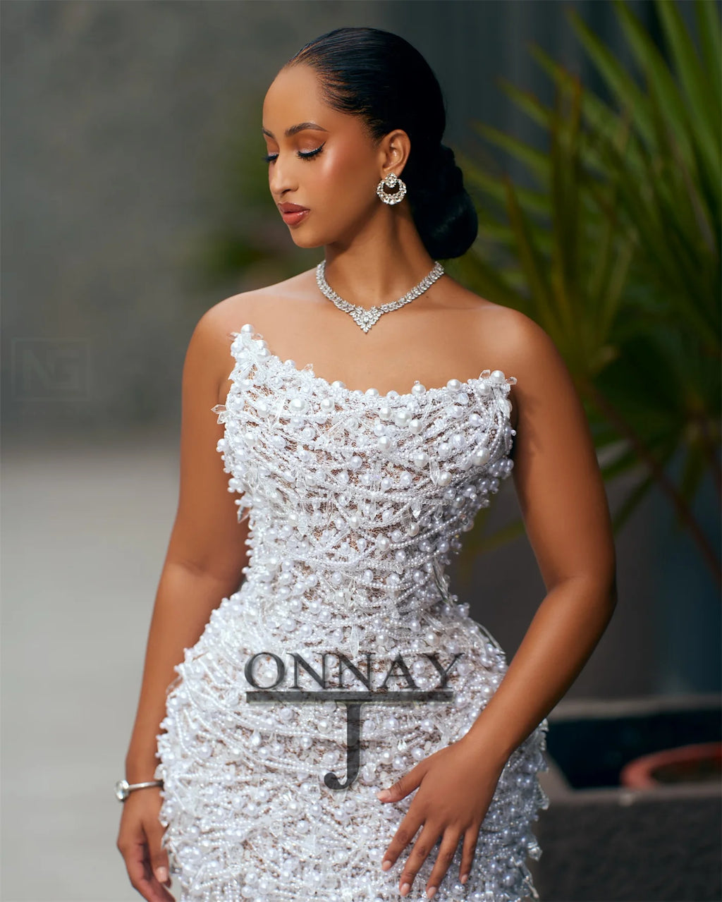 Customized Trendy Tassel Prom Dresses Pearls Strapless Beadings for Women Kuwait Saudi Arabric Gala Bespoke Vestidos De Fiesta