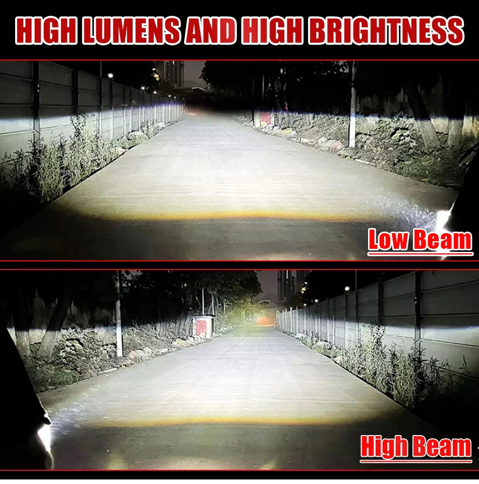 3.0 Inch Bi Led Projector Lens Halo Lights H4 H7 9005 9006 Car Headlights Bulb Hella 3R Upgrade Kit Angel Eye White Lamp LHD RHD