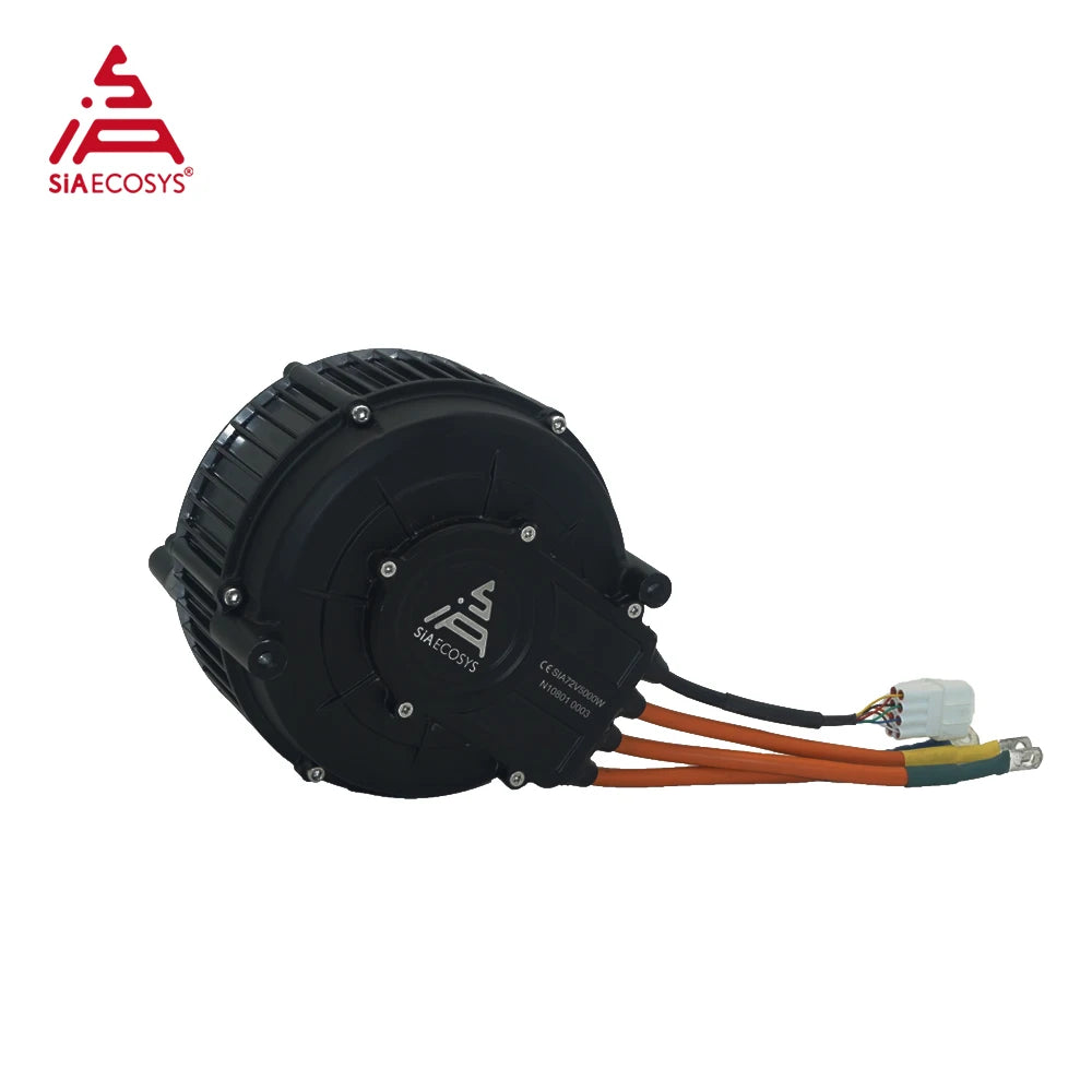 US Warehouse QS MOTOR 165 V2 5000W 72V 35H Hall PMSM Mid Drive Motor with Sprocket Adapter from SiAECOSYS