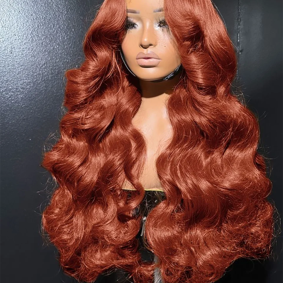 Color #33 Copper Brown Body Wave Bundles Brazilian Unprocessed Virgin Human Hair Weave Extension Body Wave Reddish Brown Bundles