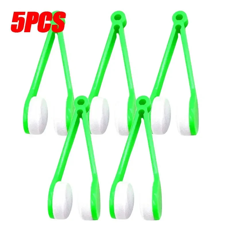 10/5/1pcs Portable Multifunctional Glasses Cleaning Rub Eyeglass Sunglasses Spectacles Microfiber Cleaning Brushes Wiping 2030